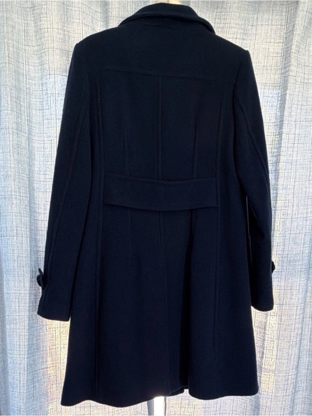 Pendleton Navy Wool-Blend Single-Button Pea Coat - Picture 6 of 6